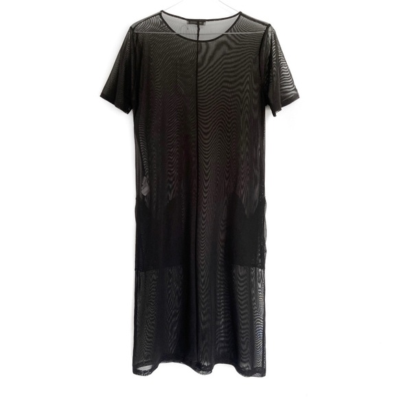 ZARA TRAFALUC Sheer Mesh Pocket Avantgarde Dress - Picture 2 of 5